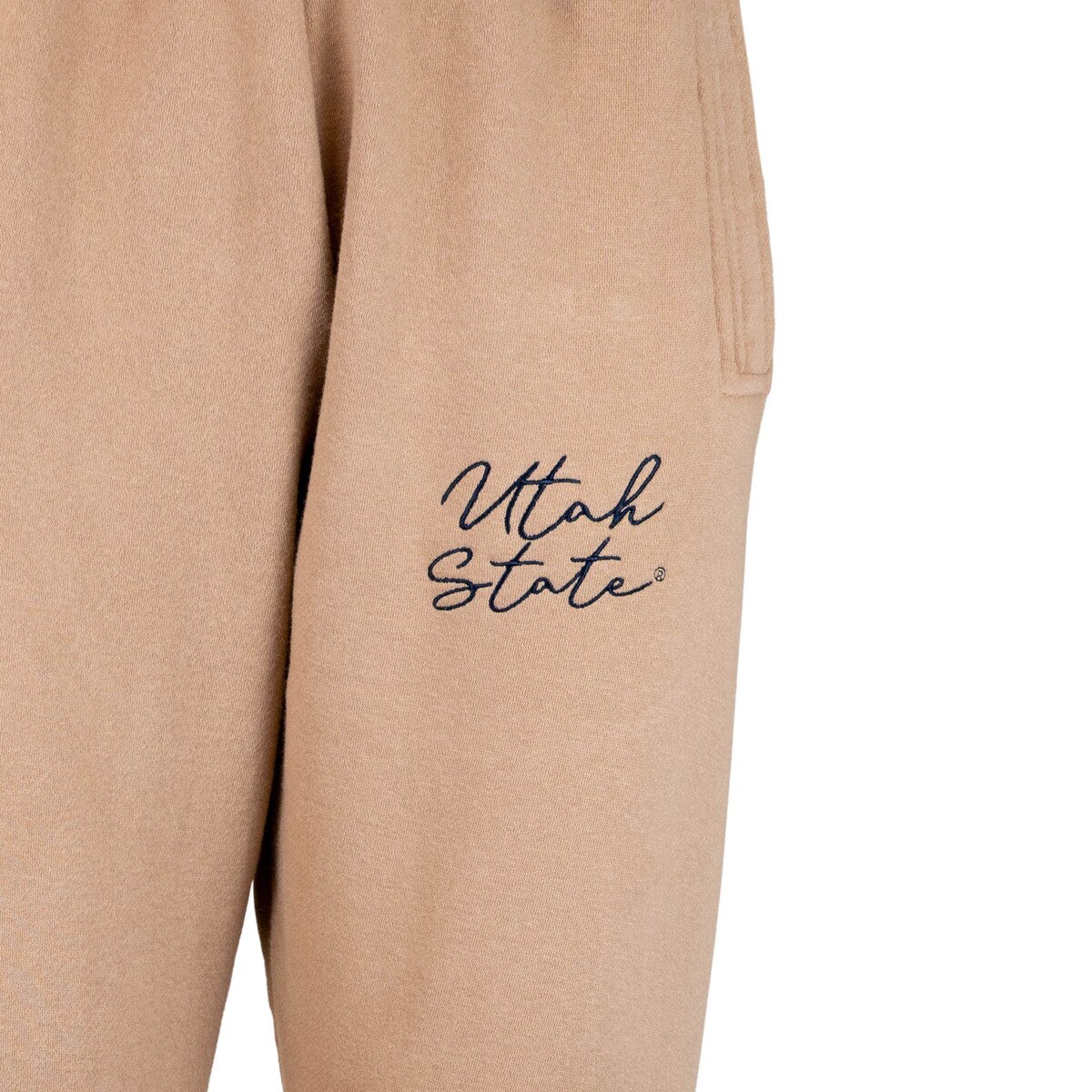 Women's utah state embroidered ash rose sweatpants